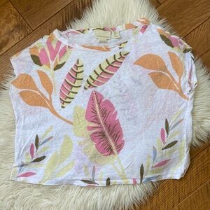 Cynthia Rowley 100% linen top